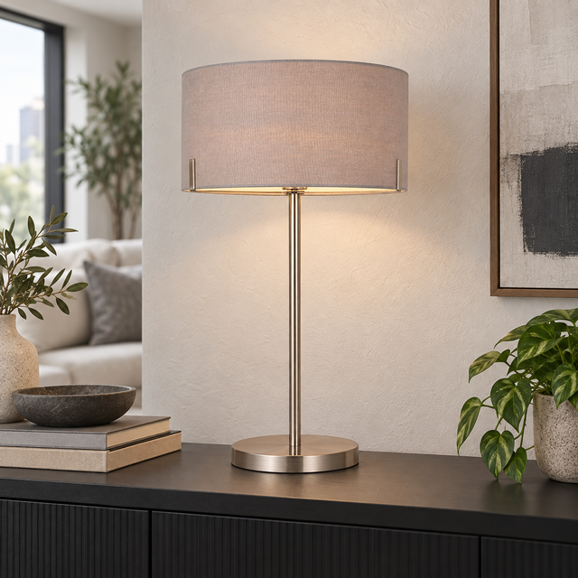 1272 tl sn styled in a warm interior - Dundalk Lighting