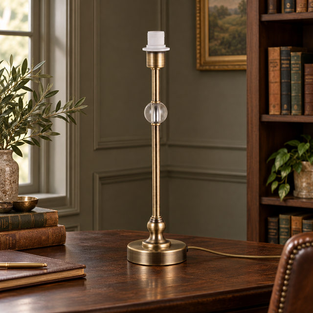 253TL AB styled in a warm interior - Dundalk Lighting