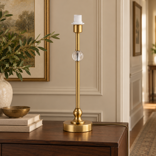253TL GOLD styled in a warm interior - Dundalk Lighting