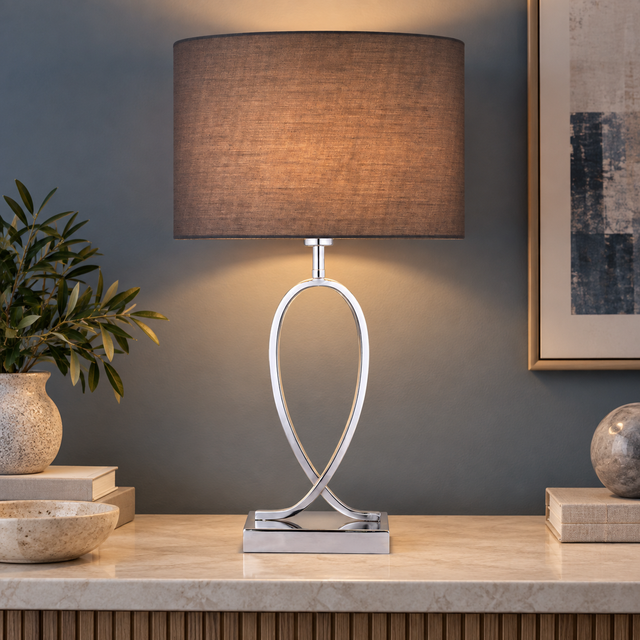 317TL CHR styled in a warm interior - Dundalk Lighting