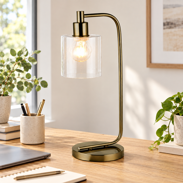470TL AB styled in a warm interior - Dundalk Lighting