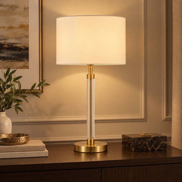 479 TL GOLD styled in a warm interior - Dundalk Lighting