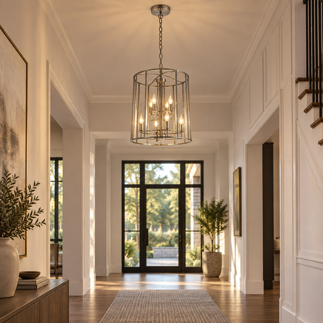 8686/8 SN illuminated in a realistic interior - Dundalk Lighting