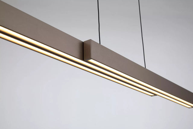 Linear LED Pendant, Latte