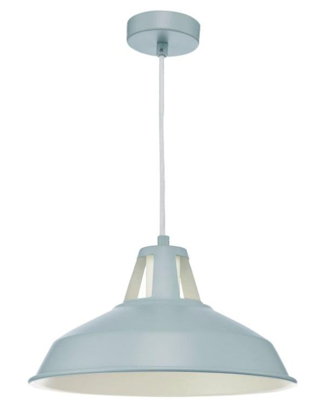 Owain 1 Light Pendant Grey