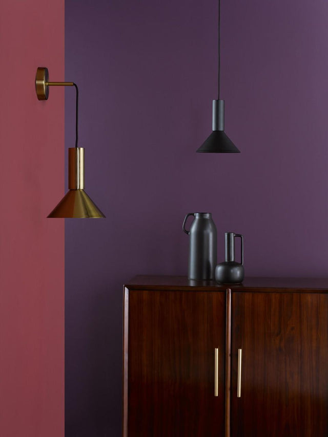 Ragnar Pendant/Wall Light Natural Brass