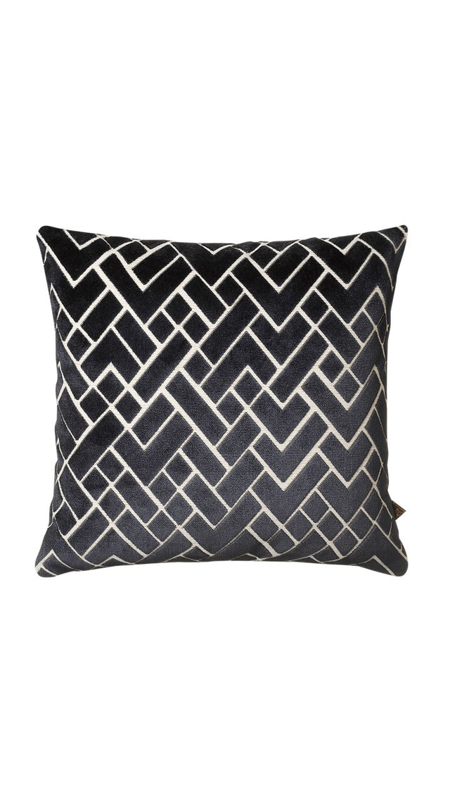 Scatter Box Fracture Navy Cushion
