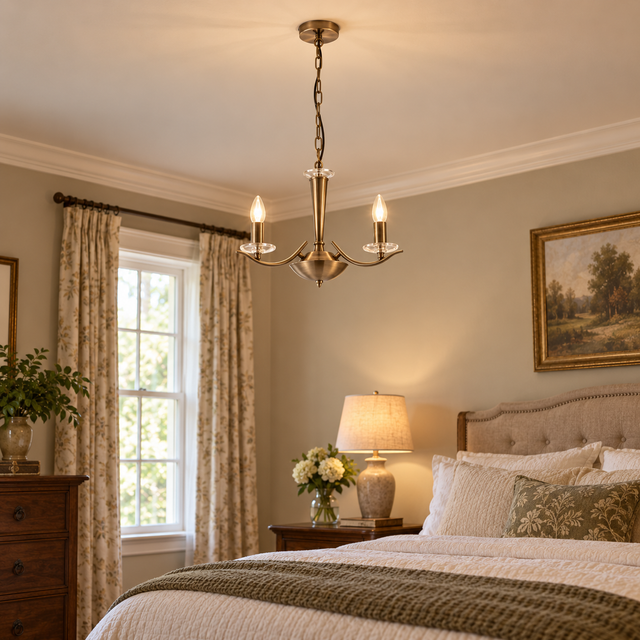 111/3 AB illuminated in a realistic interior - Dundalk Lighting