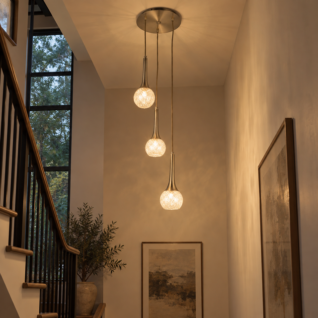 213-3 AB illuminated in a realistic interior - Dundalk Lighting