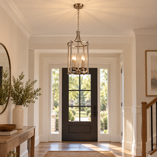 9391/4SN illuminated in a realistic interior - Dundalk Lighting