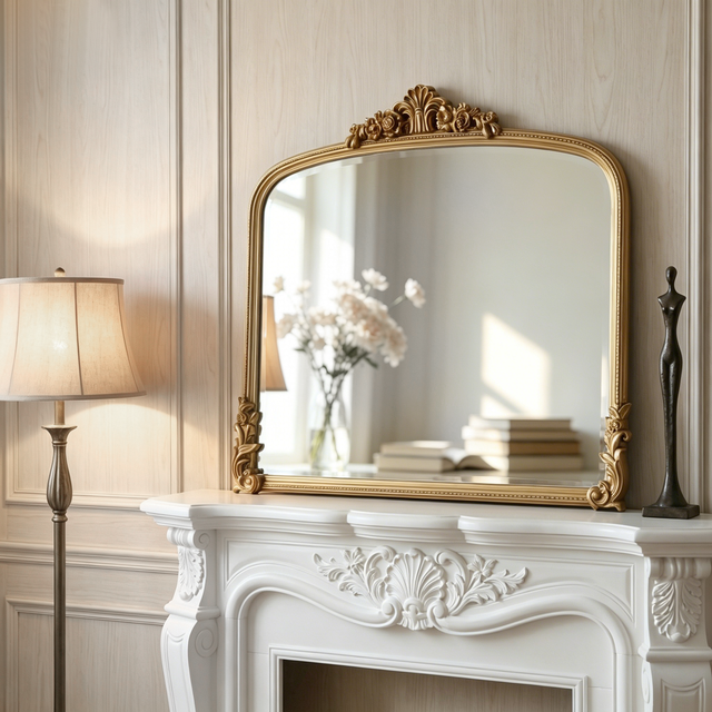 Mantle Gold W104 x H116 CM