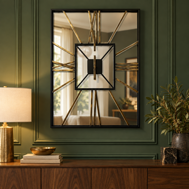COHEN BLK/GD styled in a realistic interior - Dundalk Lighting