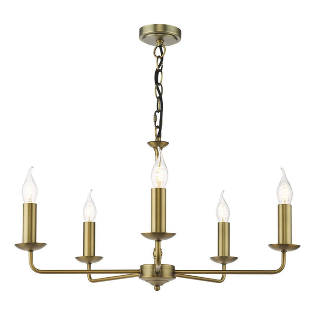 Favian 5 Light Pendant Matt Bronze Fitting Only